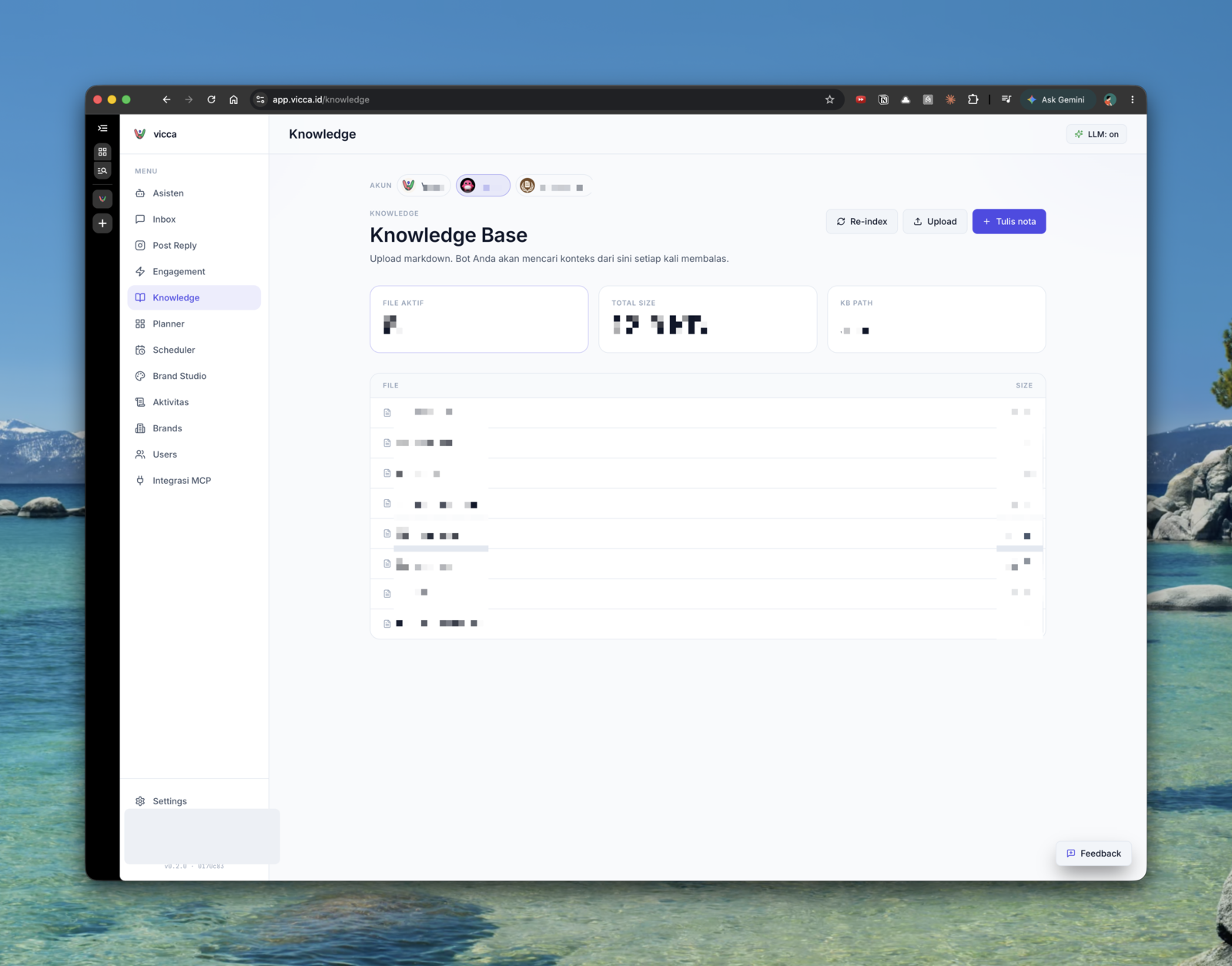 Knowledge Base Vicca